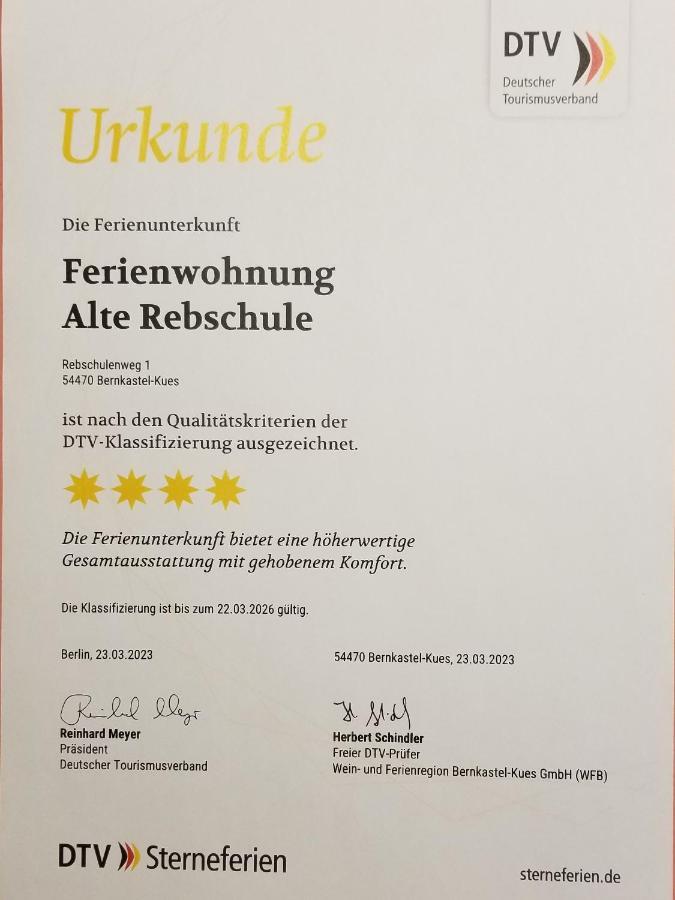 Ferienwohnung Bernkastel-Kues - Alte Rebschule エクステリア 写真
